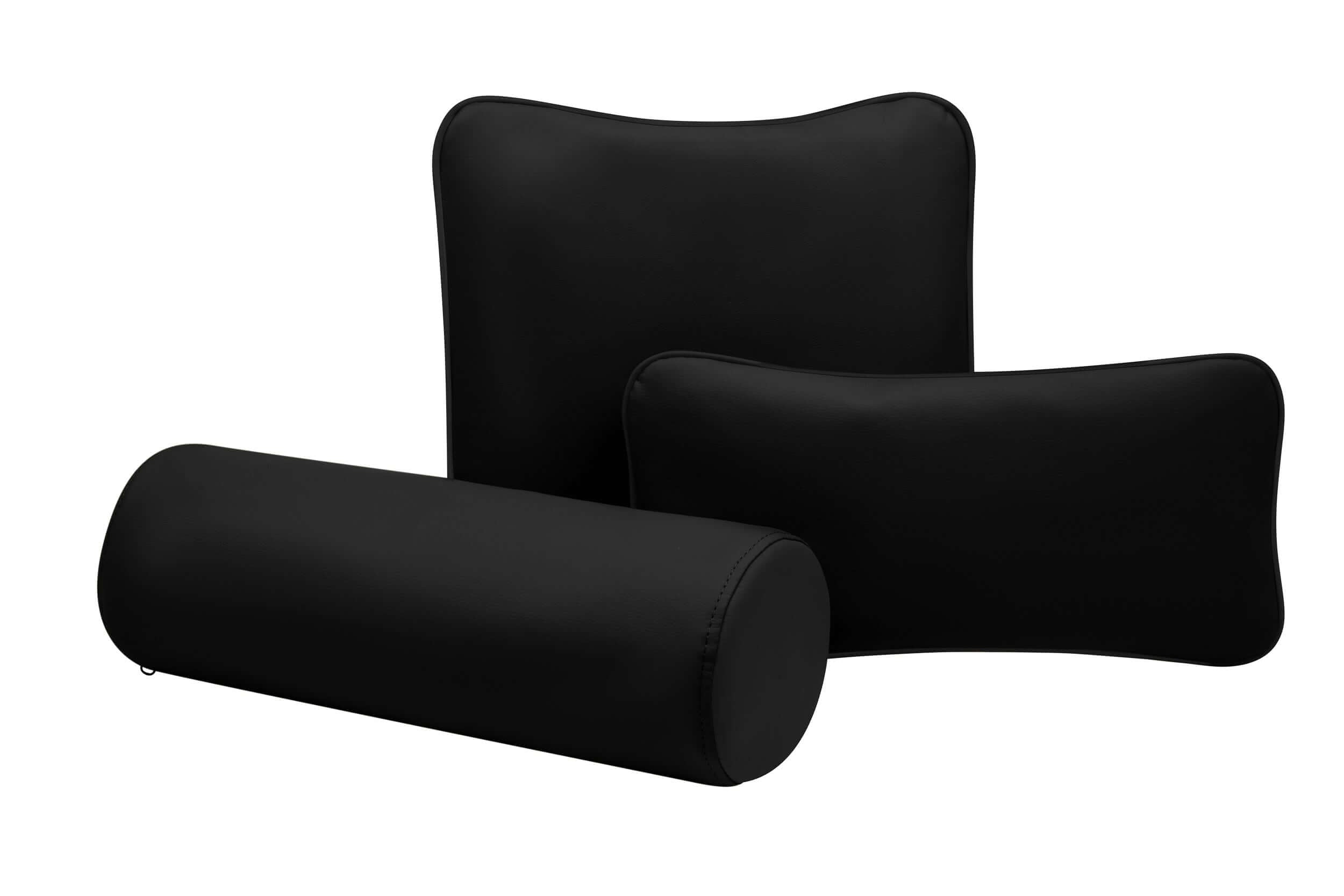 Spieltek Blank Pillow Sleeve Set (Leatherette, Black) GC-BPS-LB